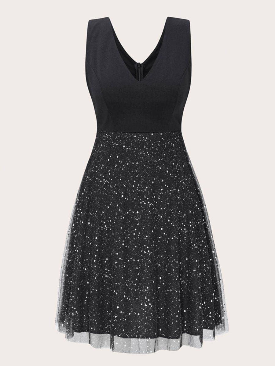 Sleeveless Mini Dress - Fashionpara