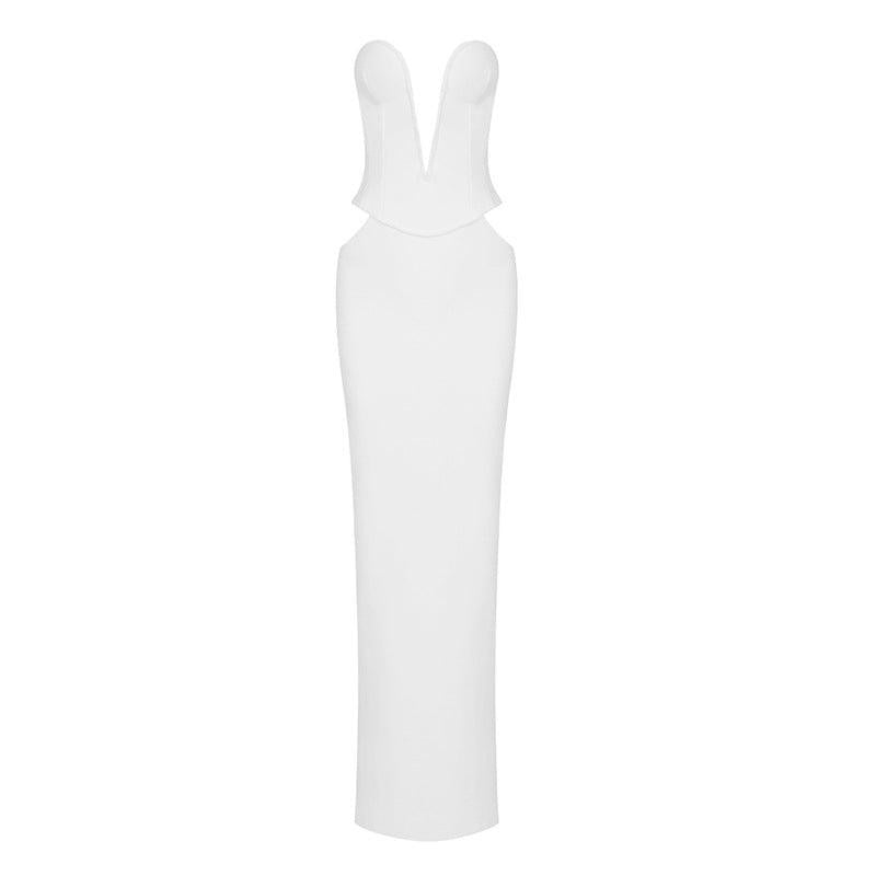 KittenAlarm - Zavrina Strapless Maxi Dress