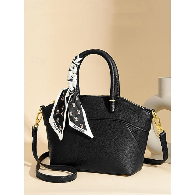 Holiday Office Bag Daily Handbag PU Bucket Leather