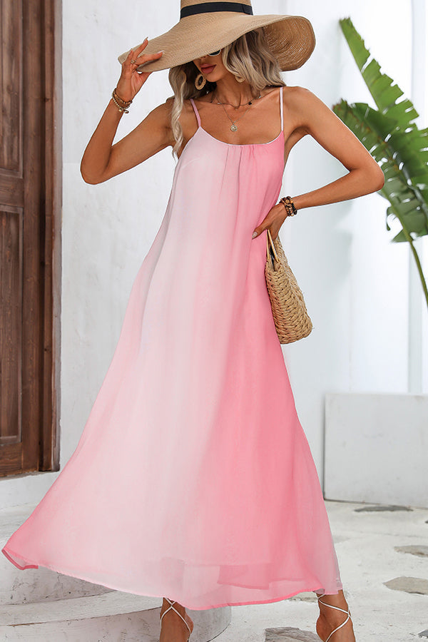 Fashion Sleeveless Gradient Casual Dress - Fashionpara