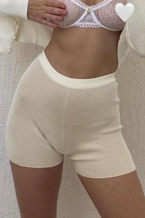 Solid Knit Boxer Shorts - Fashionpara