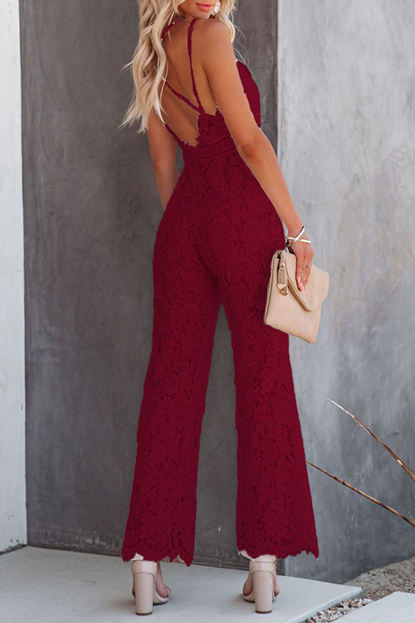 Love In Disguise Lace Jumpsuit - Fashionpara
