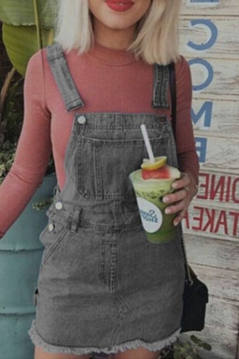 Casual Solid Split Joint Square Collar Pencil Skirt Dresses(3 colors) - Fashionpara