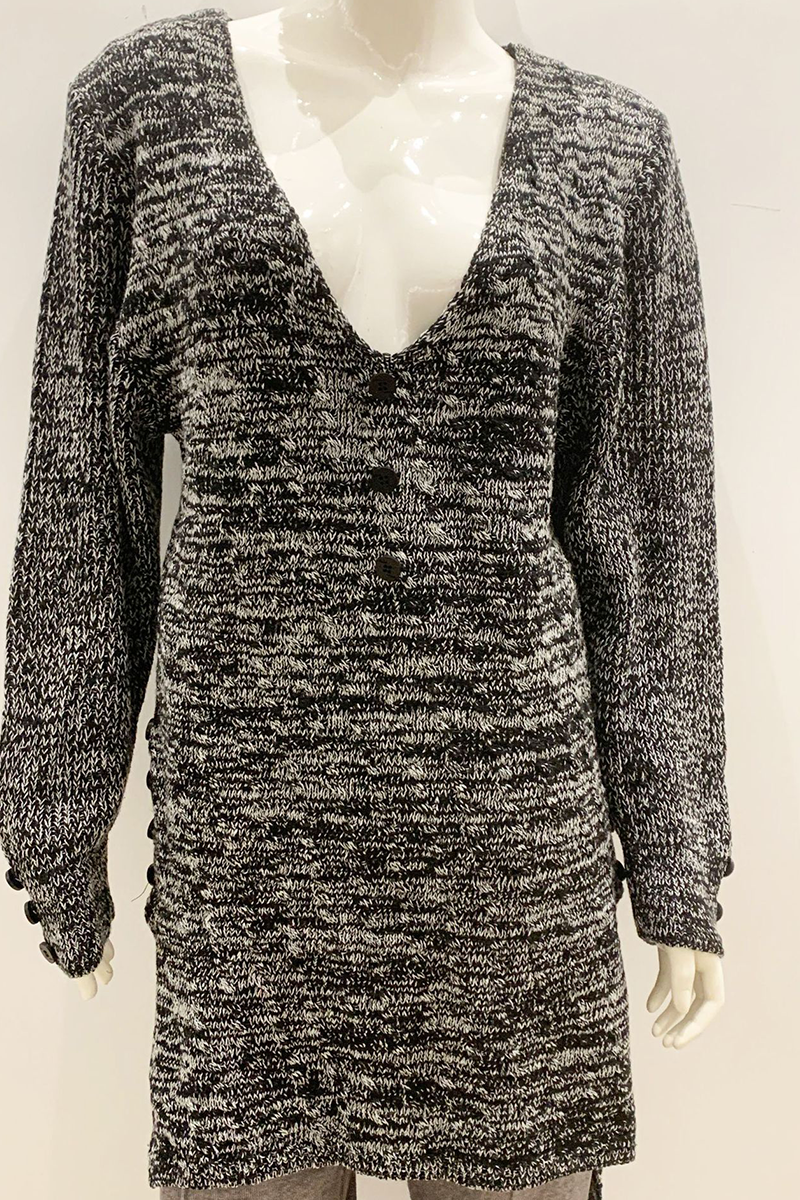 Casual Print Split Joint V Neck Pencil Skirt Dresses - Fashionpara