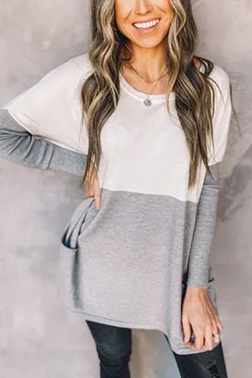 Get Comfortable Double Pocket Sweater - Fashionpara