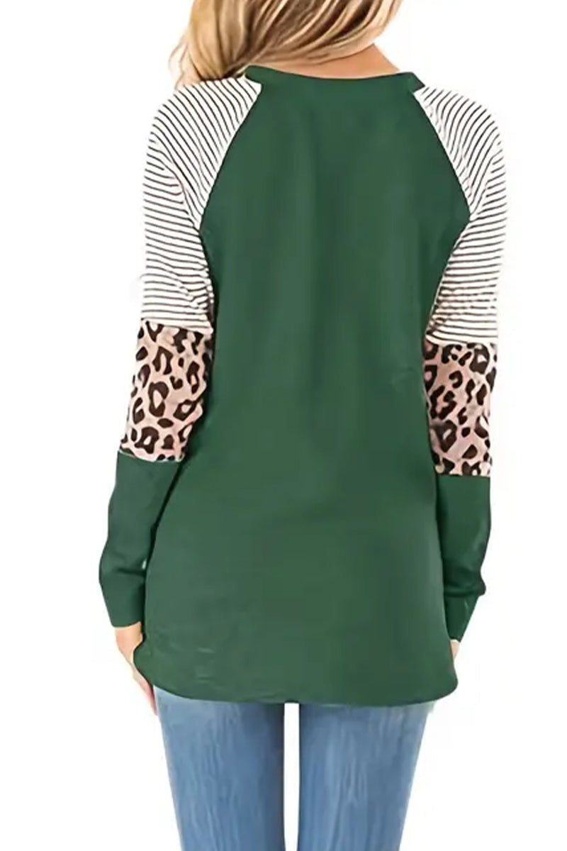 Faith Letter Print Crew Neck T-Shirt - Fashionpara