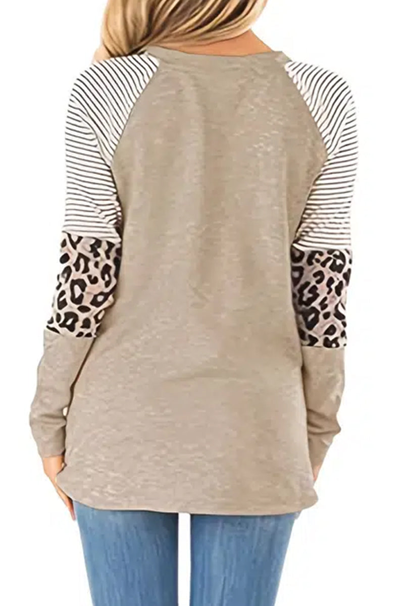 Faith Letter Print Crew Neck T-Shirt - Fashionpara