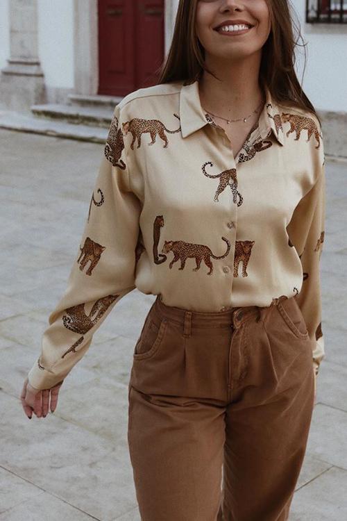 Animal Print Shirt - Fashionpara