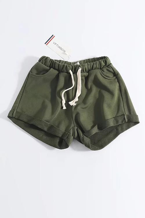 Pockets Drawstring Shorts - Fashionpara