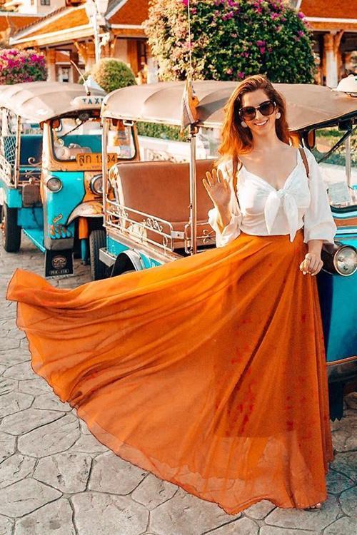 Chiffon High Waist Maxi Skirts - Fashionpara