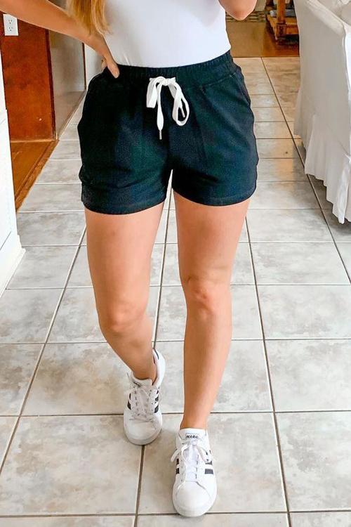 Pockets Drawstring Shorts - Fashionpara