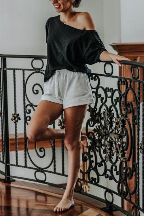 Pockets Drawstring Shorts - Fashionpara