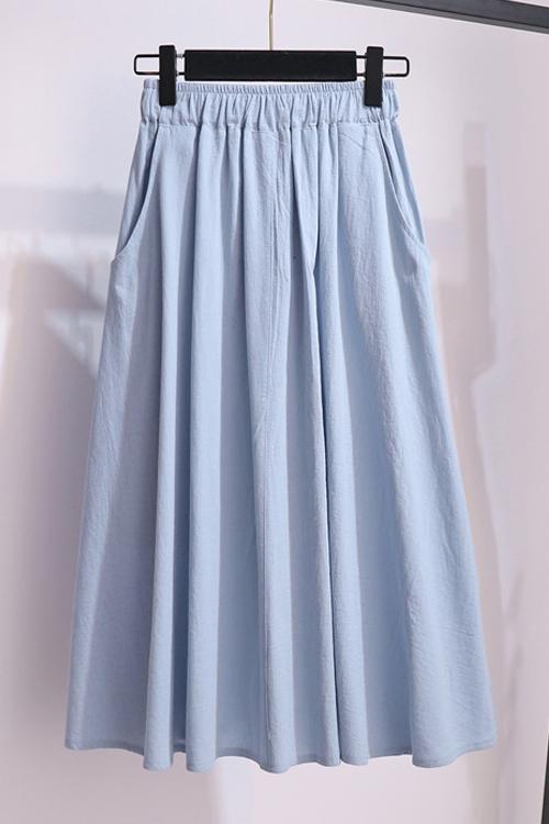 Pleated A Line Skirts - Fashionpara