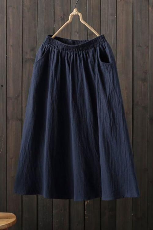 Pleated A Line Skirts - Fashionpara