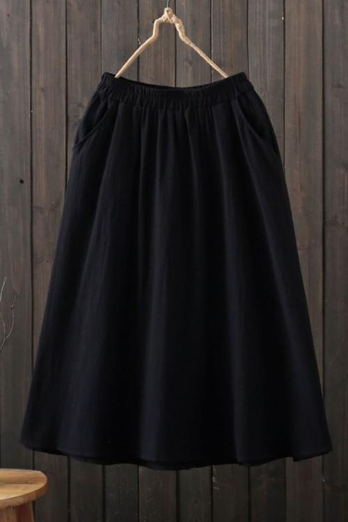 Pleated A Line Skirts - Fashionpara
