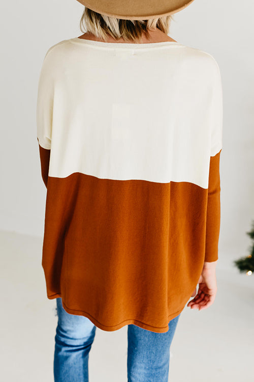 Get Comfortable Double Pocket Sweater - Fashionpara