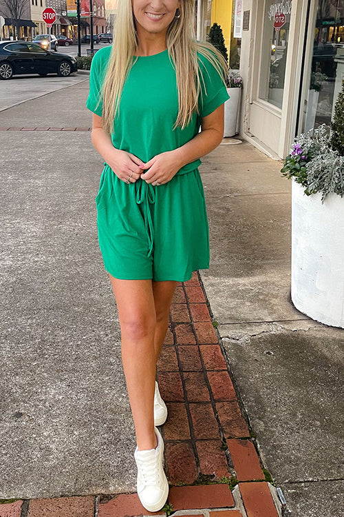 She's So Lovely Romper - Fashionpara
