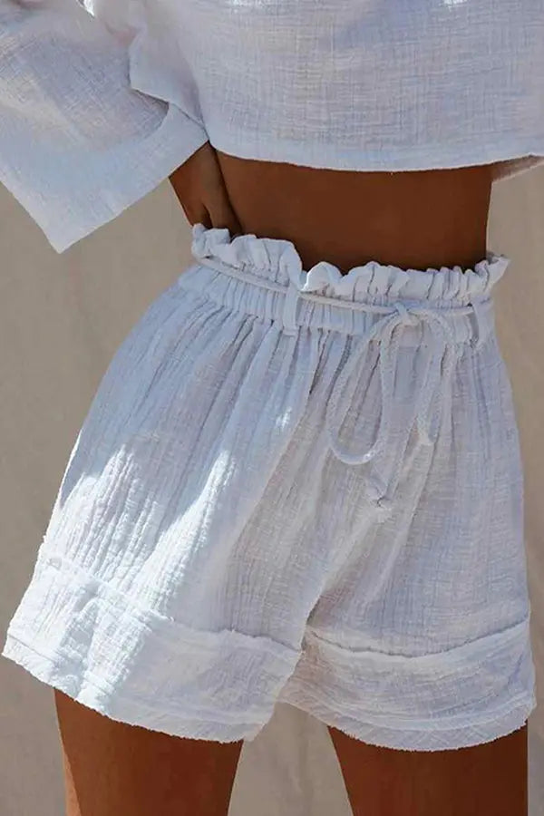 Ocean Eyes Flowy Shorts - Fashionpara