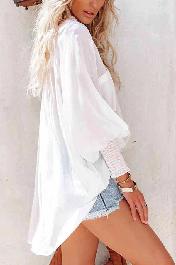 Make A Move Button Pockets Shirt