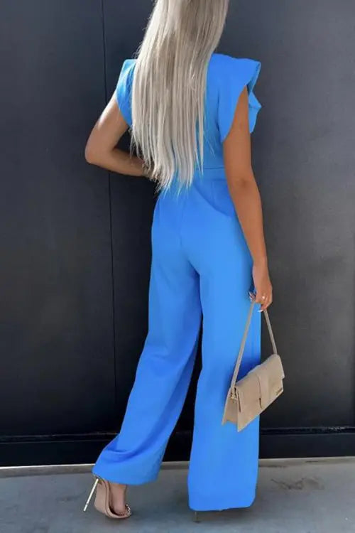 Impression Of You Ruffles Bleted Jumpsuits - Fashionpara