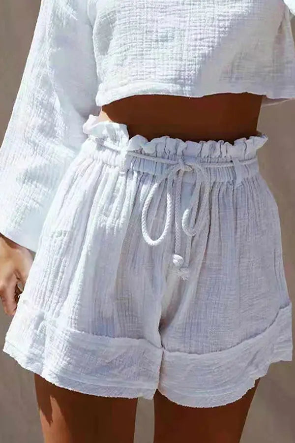 Ocean Eyes Flowy Shorts - Fashionpara