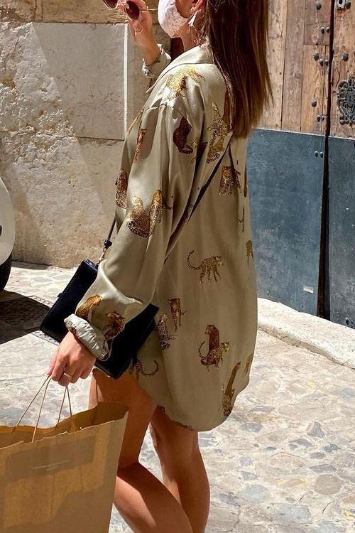 Animal Print Shirt - Fashionpara