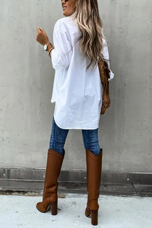 Back To Basics Pockets Button Shirt - Fashionpara