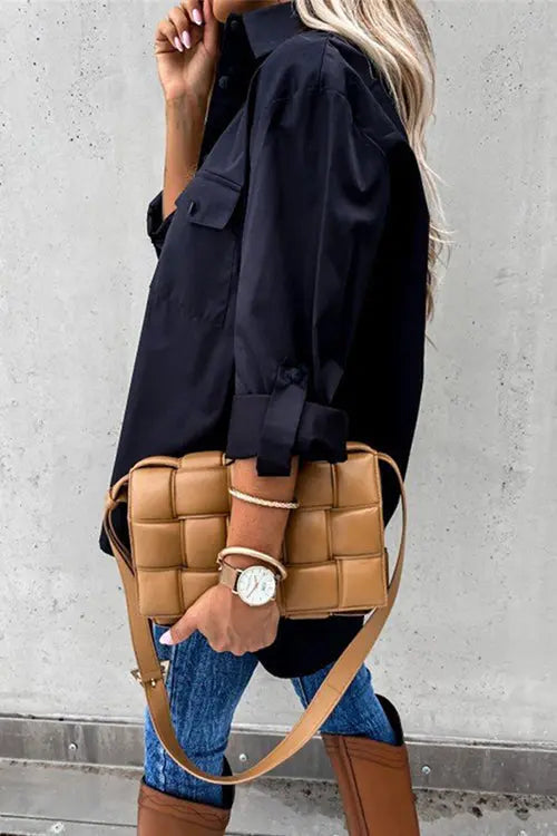 Back To Basics Pockets Button Shirt - Fashionpara