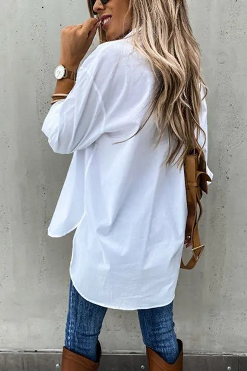 Back To Basics Pockets Button Shirt - Fashionpara