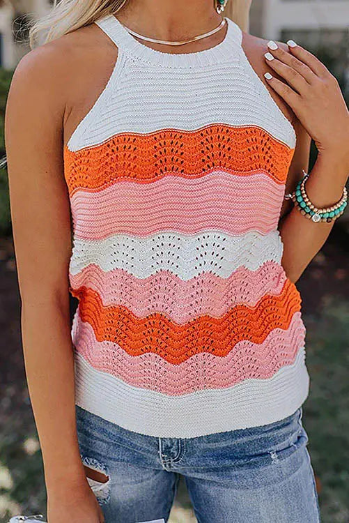 Colorblock Tank Top - Fashionpara