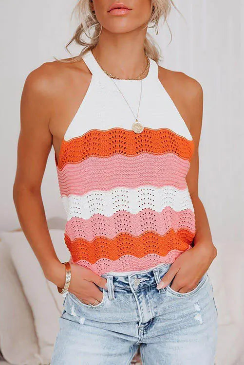 Colorblock Tank Top - Fashionpara