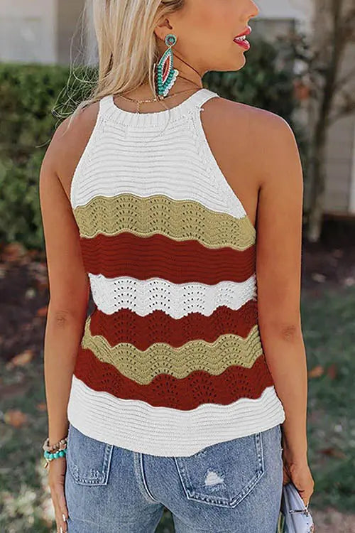 Colorblock Tank Top - Fashionpara
