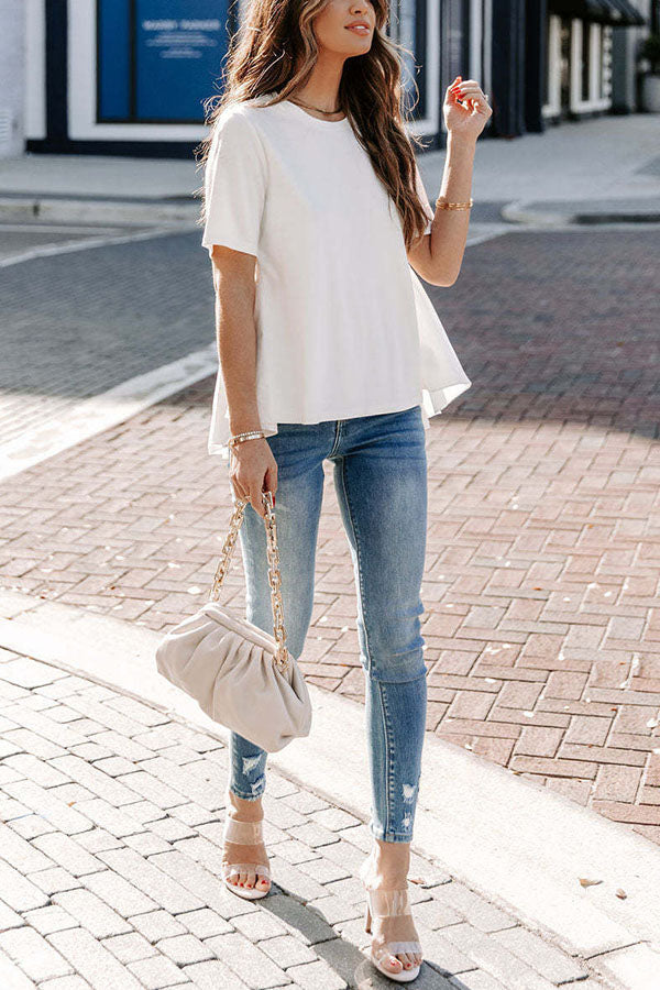 Brea High Low Tee - Fashionpara