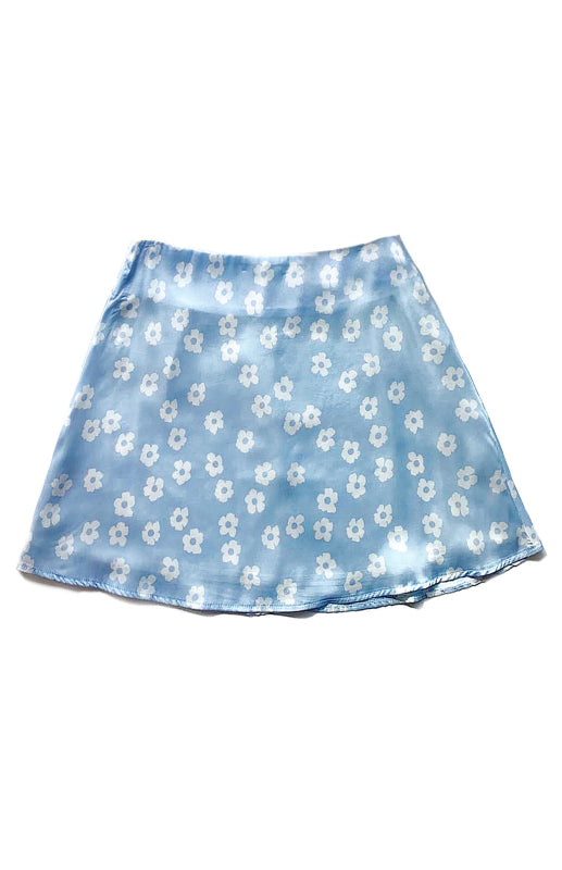 Women's High Waist Satin Print A Fashion Sexy Half-Body Skirt - Fashionpara