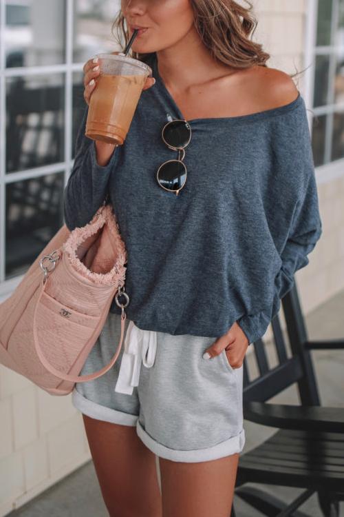Pockets Drawstring Shorts - Fashionpara