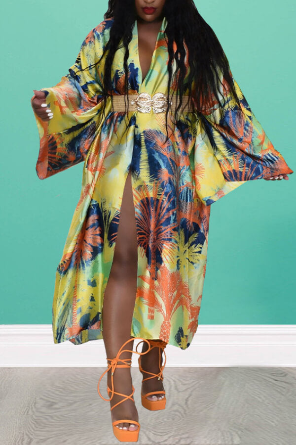 Multi-print fashion casual windbreaker - Fashionpara