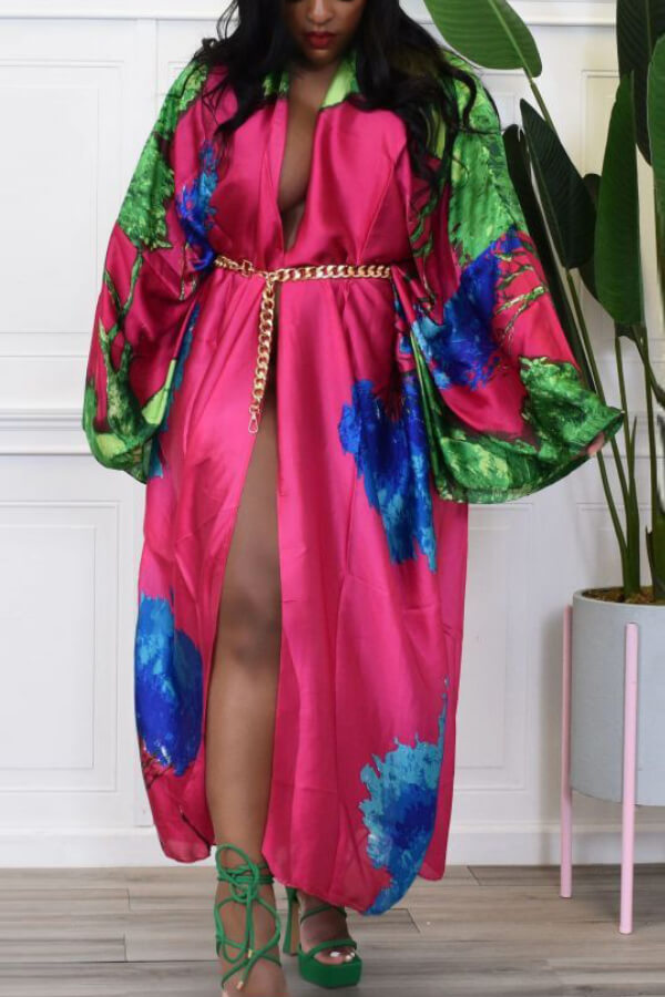 Multi-print fashion casual windbreaker - Fashionpara