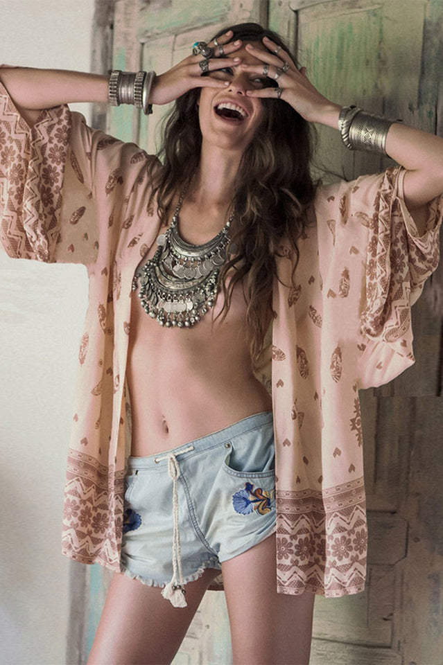 Cow Print Chiffon Bikini Cardigan for Stylish Summer Wear