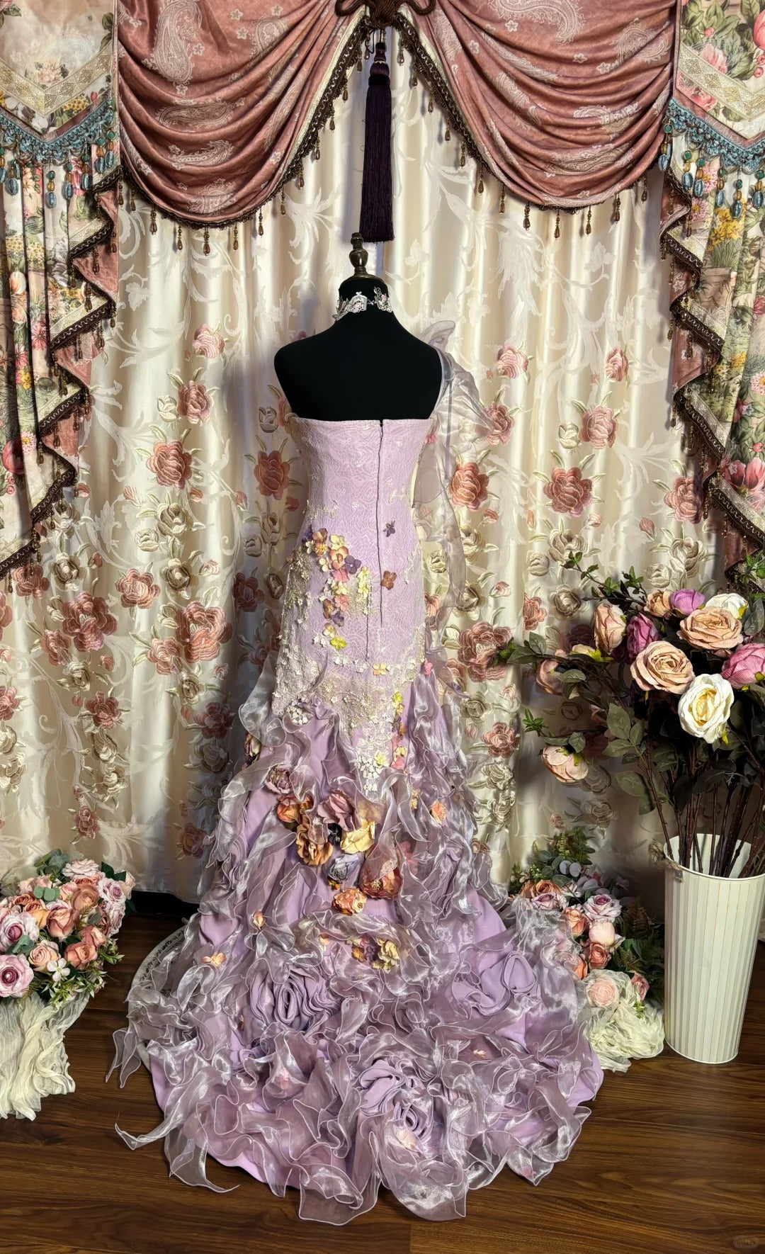 Long Elegant Wedding Dresses Princess Bridal Gown