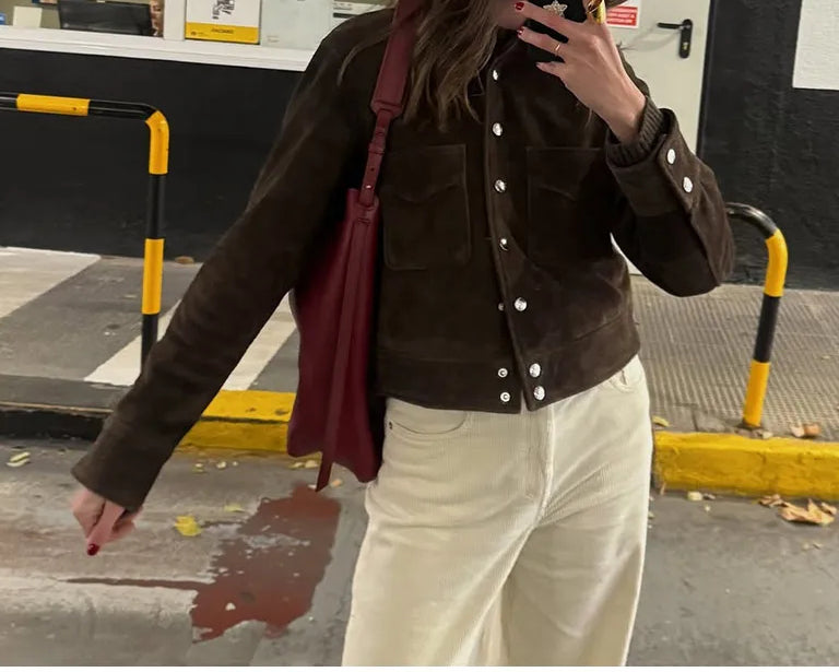 Retro Tassel Beaded Zipper Jacket - Fashionpara