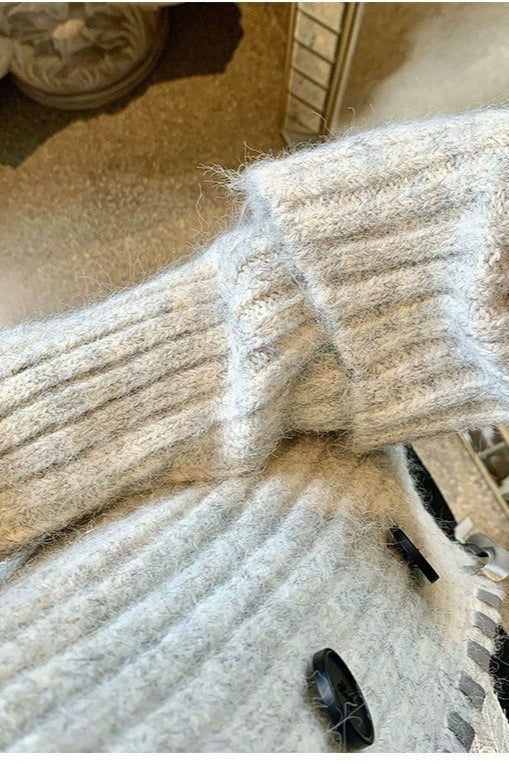 Handmade Knit Cardigan Sweater