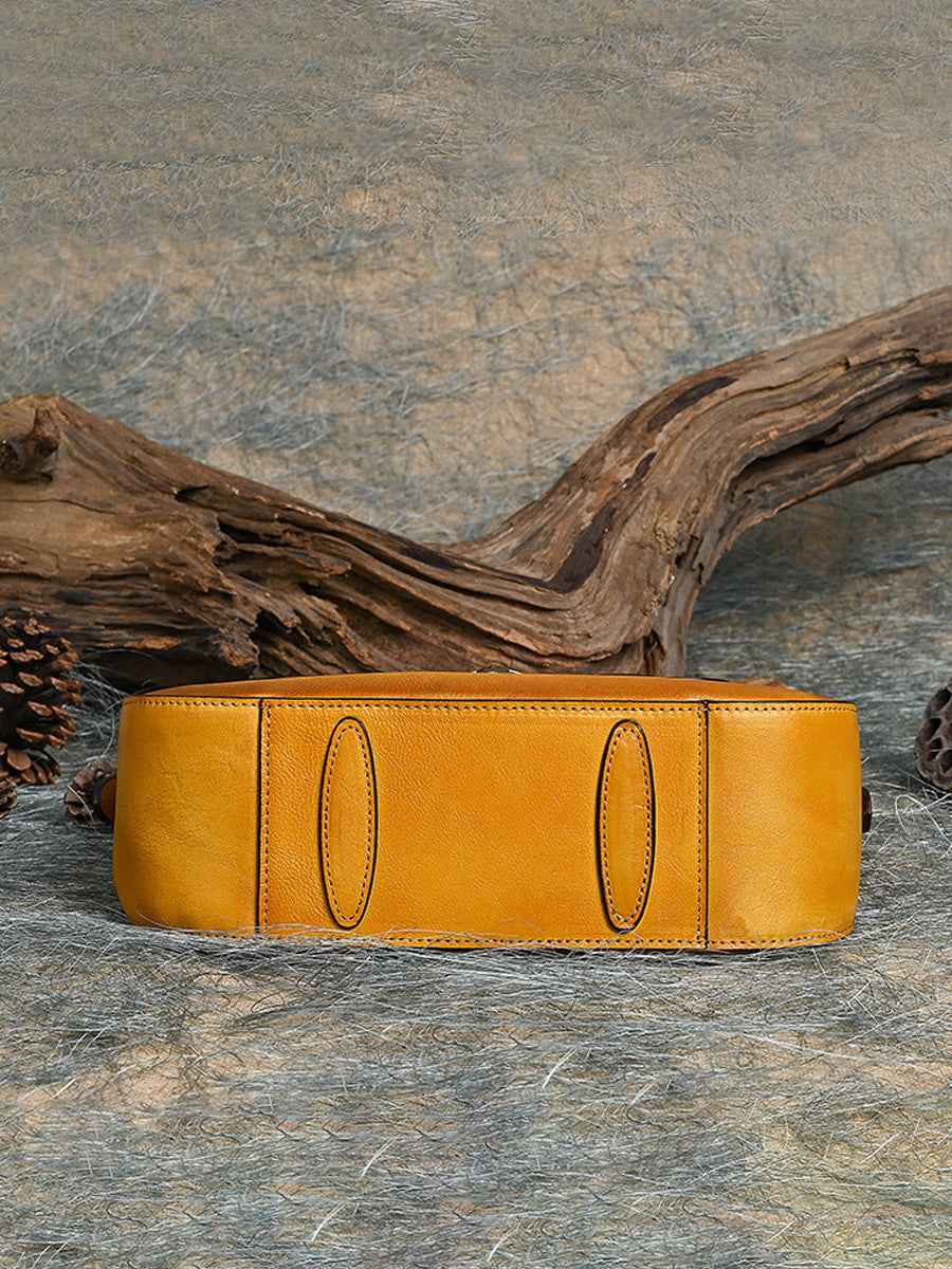 Vintage Genuine Leather Shoulder Bag