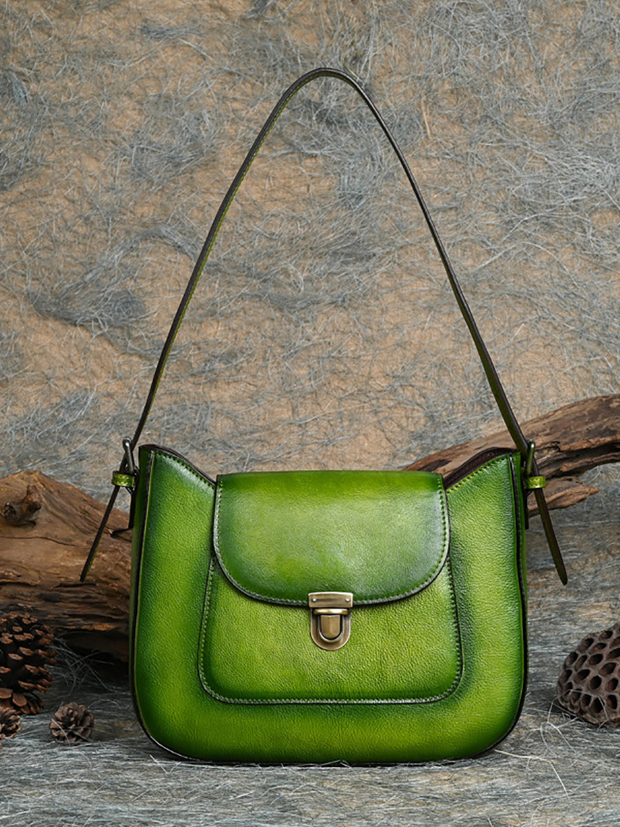 Vintage Genuine Leather Shoulder Bag