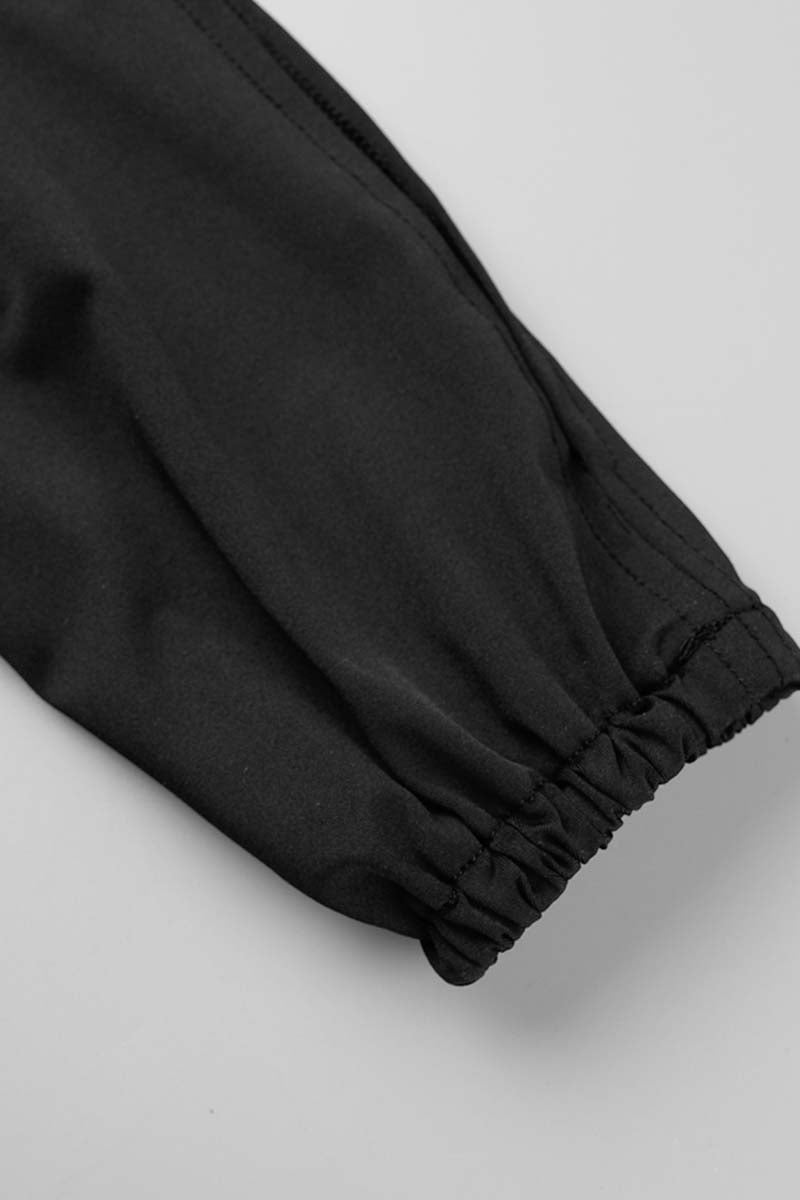 Sexy Formal Solid Backless Slit Oblique Collar Long Sleeve Dresses  Fashionpara