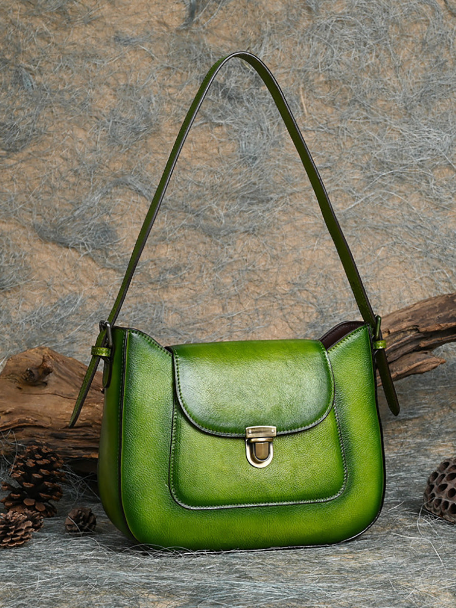 Vintage Genuine Leather Shoulder Bag