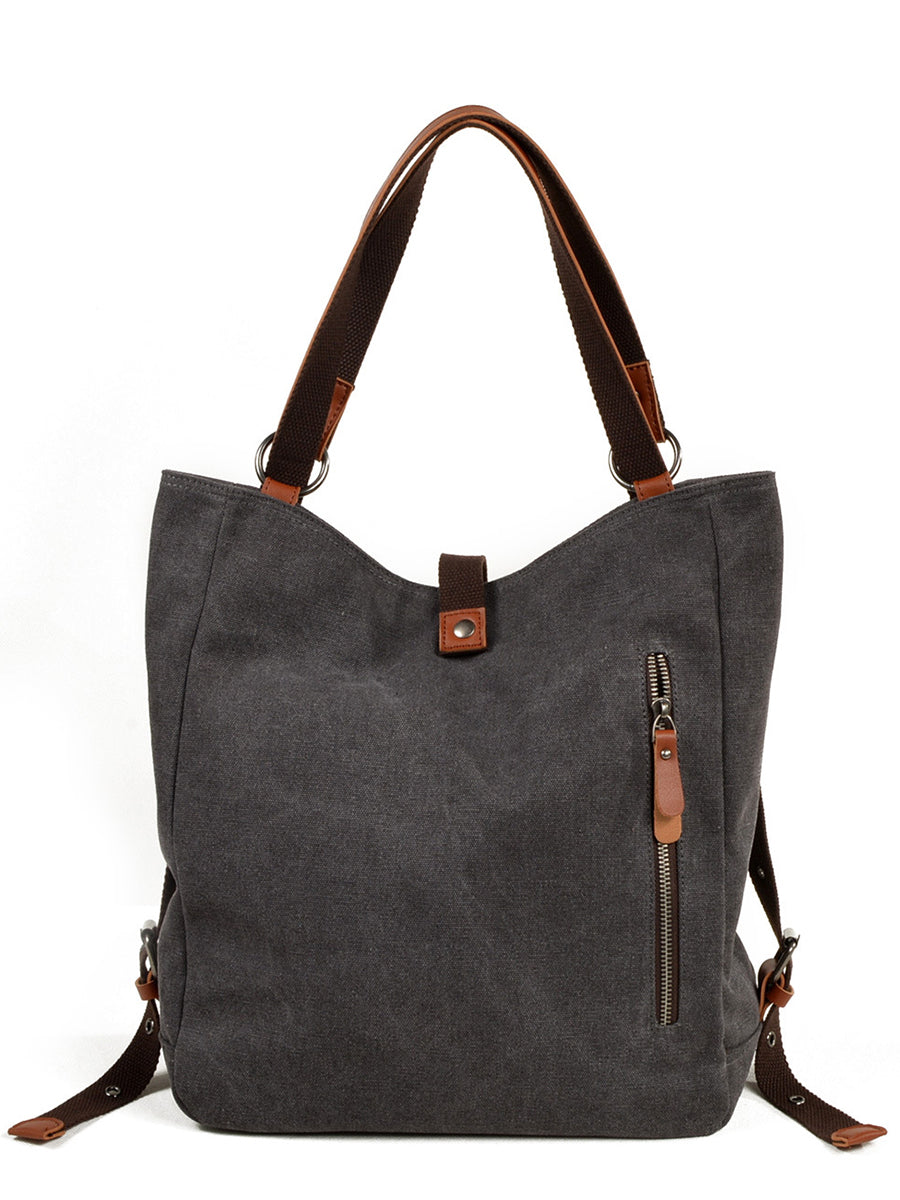 Casual Canvas Shoulder Bag Backpack