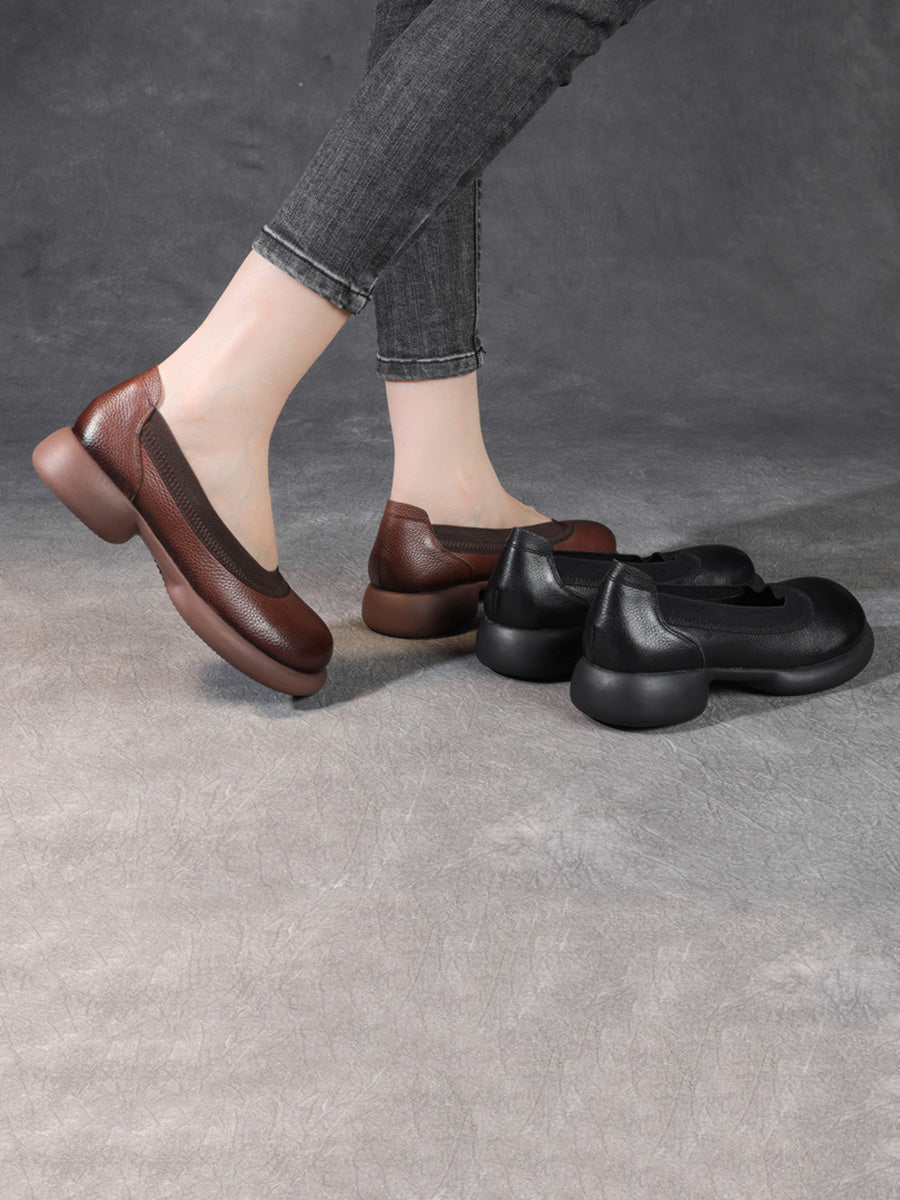 Casual Genuine Leather Low Heel Shoes