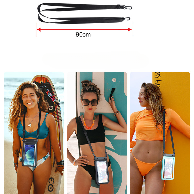 Outdoor Rafting Swimming Portable Mobile Phone Waterproof Bag