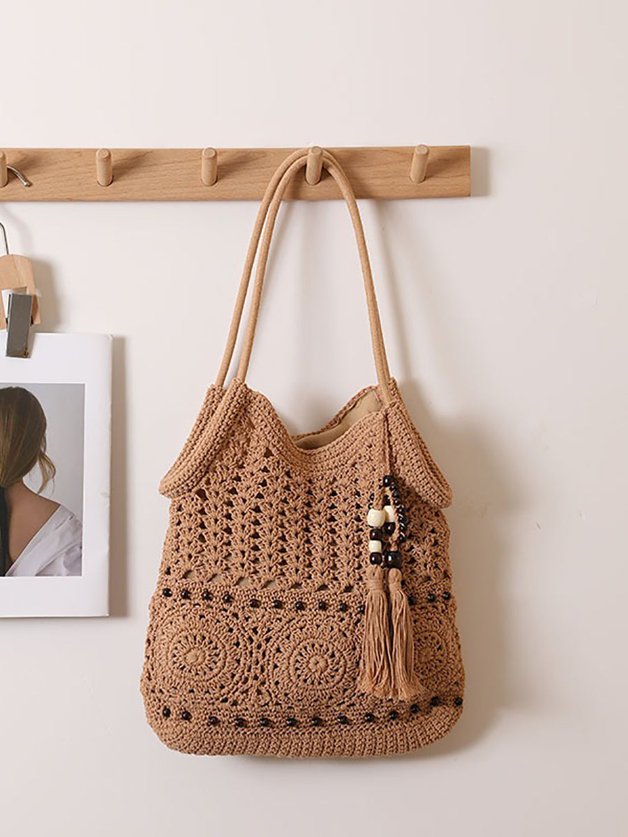 Weave Beach Vintage Bag Cotton Shoulder