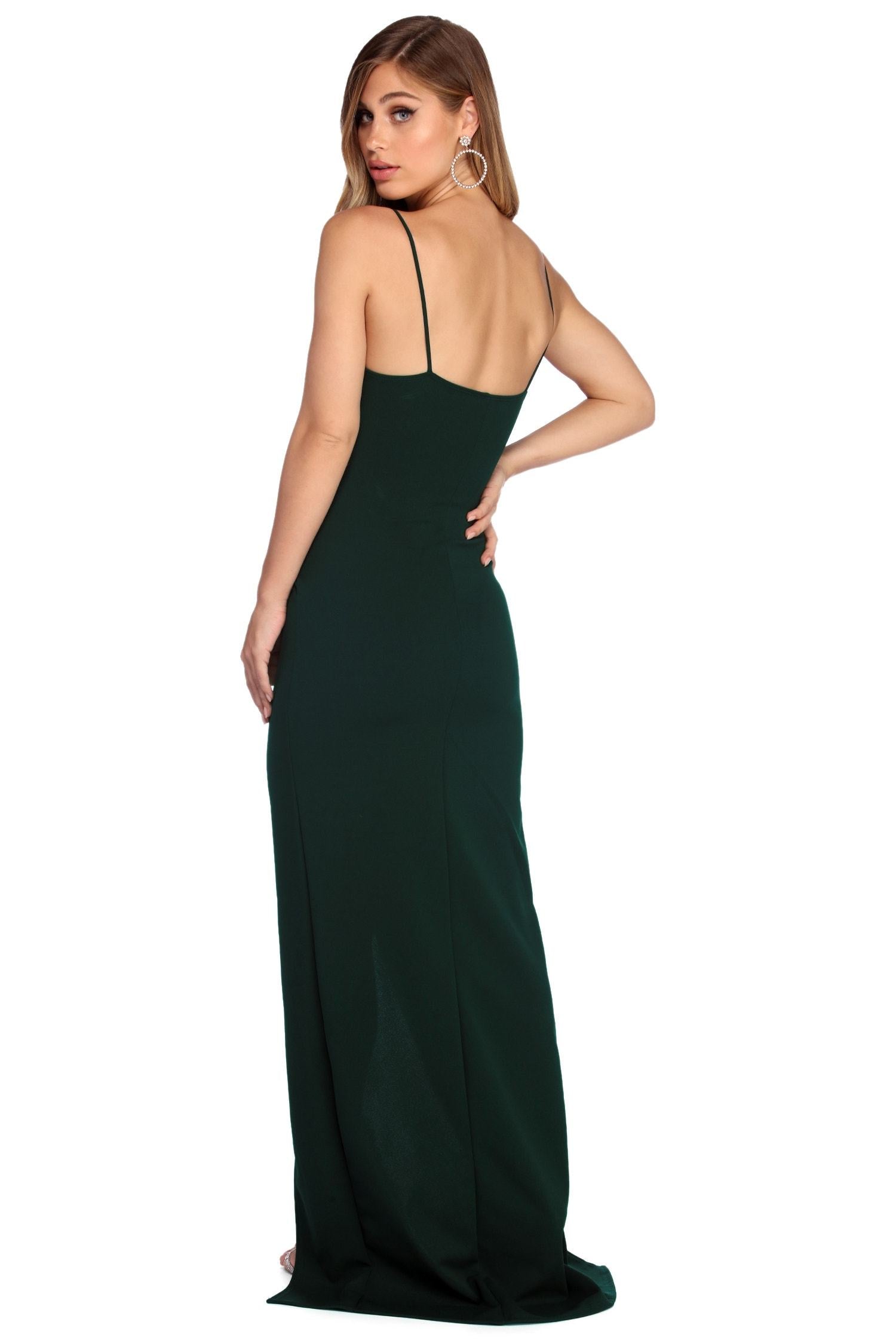 Caris Formal Sleeveless Wrap Dress - Fashionpara